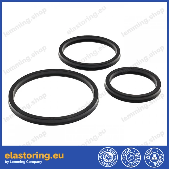 Seal kit for SANOK D-47 trailer 3-PIECE O-RING + FELT KIT [K308]